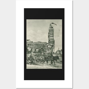 The Leaning Virgin of Albert, France WW1 Posters and Art